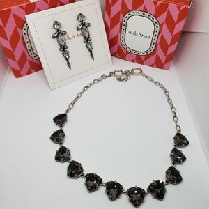 Stella & Dot Somerveil Necklace & Jocelyn Earrings